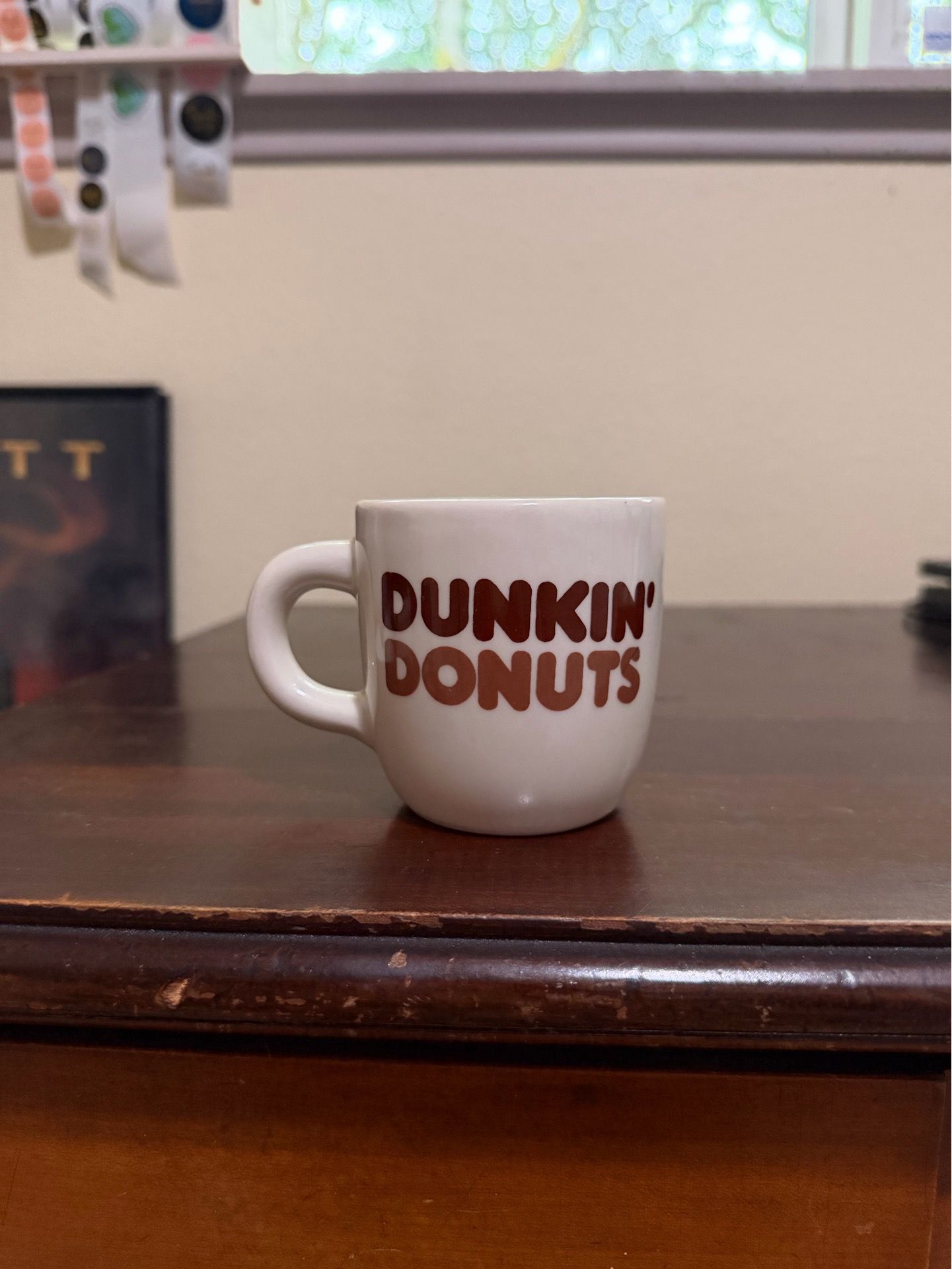 Vintage 80's Dunkin' Donuts Coffee Mug REGO Diner Ceramic Cup E997-41 K