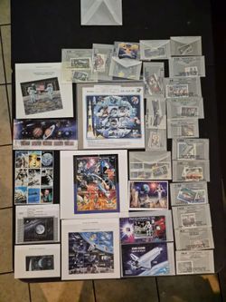 Vintage Space Stamps Collection 