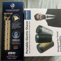 Professional Portable Adjustable Hair Clippers and Shaver Set