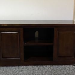 *FREE* Crate & Barrel Style Dark Wood Media Console TV Stand