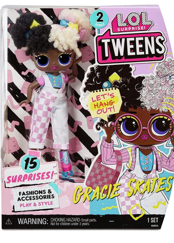 LOL Surprise Tweens Series 2 fashion doll Gracie Skates NEW 