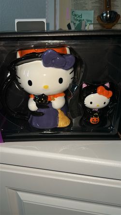 Halloween hello kitty mug