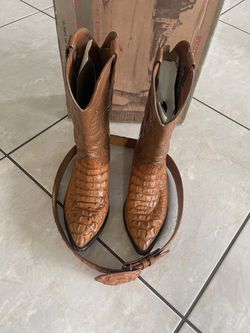 Cowboy Boots Crocodile