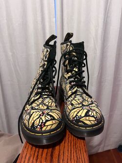 Dr. Martens 1460 Butterfly Print Lace-Up Boots