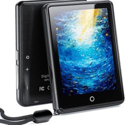 64GB Mp3 Player with Bluetooth 5.3, 2.8" Full Touch Screen Music Player Black