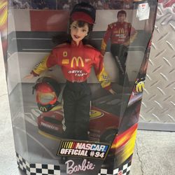 Brand New Never Opened 1999 NASCAR Barbie Doll