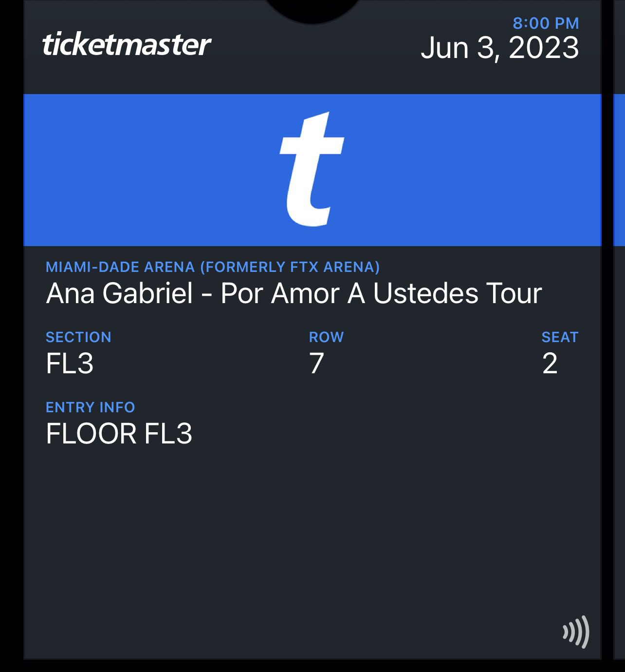 2 Ana Gabriel Concert Tickets - 📍🌴 MÍA 