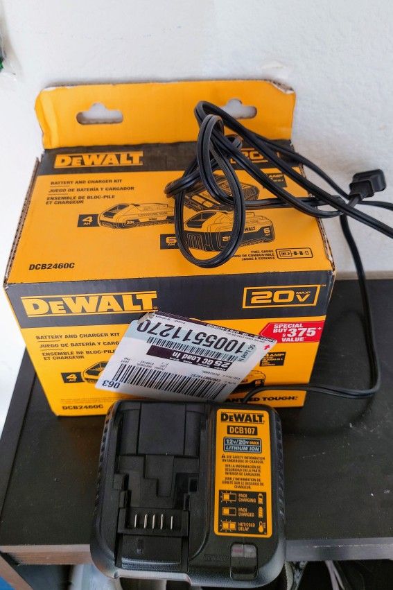 DeWalt 20v Batteries 4 Ah and 6 Ah + Chargers