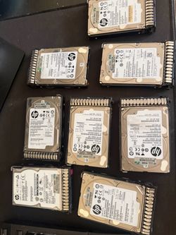 2.5” HP Server Hard Drives, 600gb