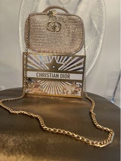 Christian Dior vanity clutch bag