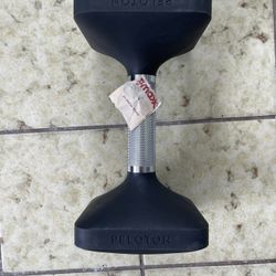 (1) 20 LB Peloton Dumbbell Rubber Weight Work Out Equipment 