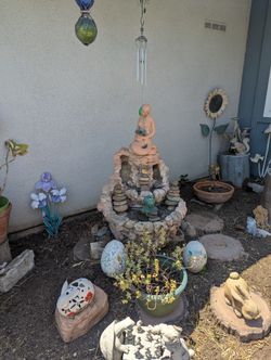 Mermaid Stone Water Fountain