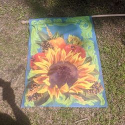 Large Sunflower Flag