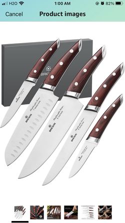 Stainless Steel Japanese Chef Knife Set 5 PCS 
