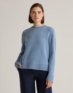 Quince Mongolian Cashmere Boxy Crewneck Sweater Medium