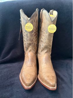 Men’s Corral Leather Cowboy Boots - Size 12D