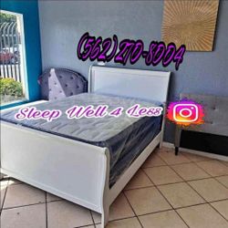 NEW  FULL BED FRAME AND MATTRESS SET