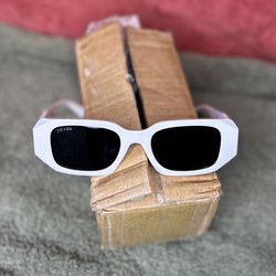 White Prada Sunglasses (SEND OFFER)