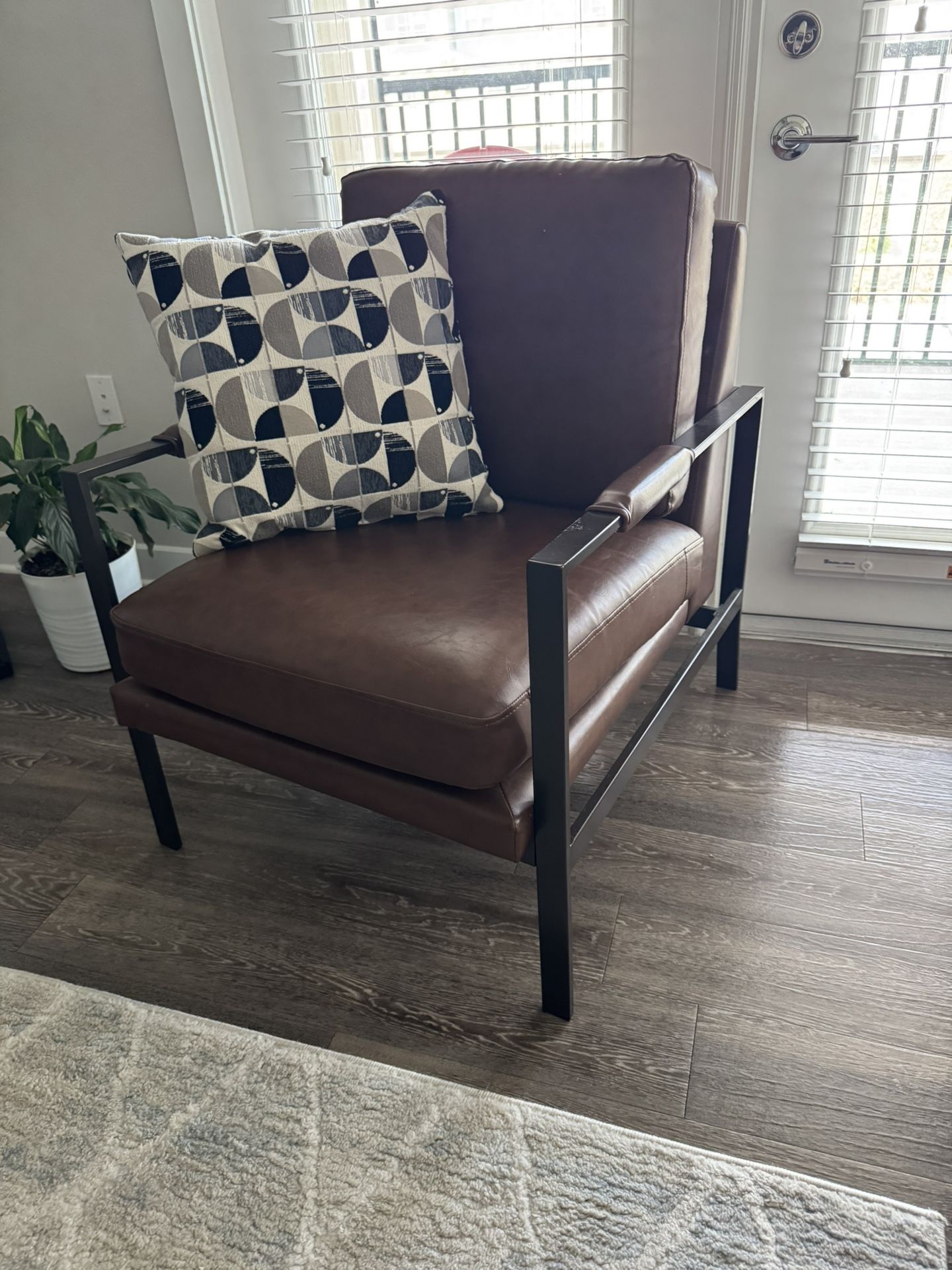 Leather Accent Chair