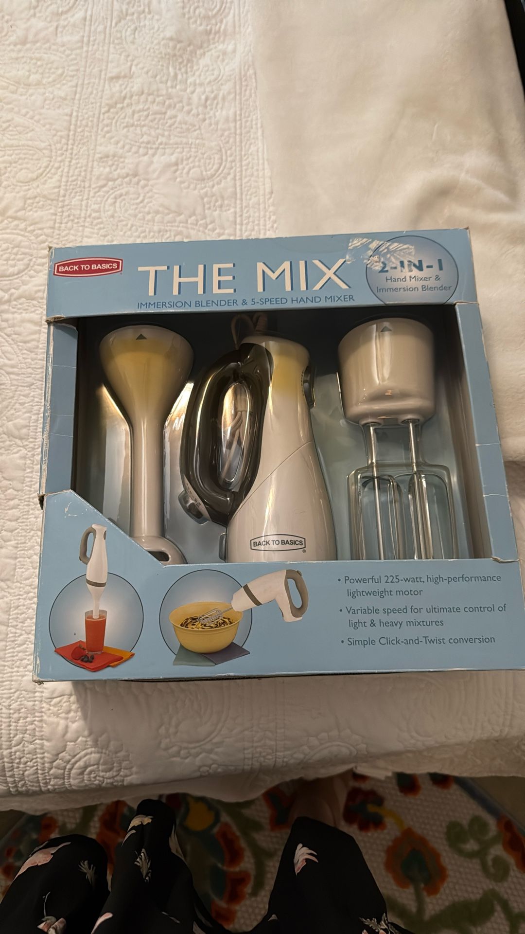 Immersion Blender And 5 Speed Hand Mixer