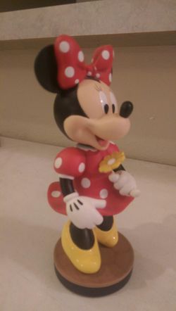 Vintage MINNIE MOUSE BOBBLE HEAD 9" TALL bb