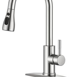 Brushed Nickel Kitchen Faucet