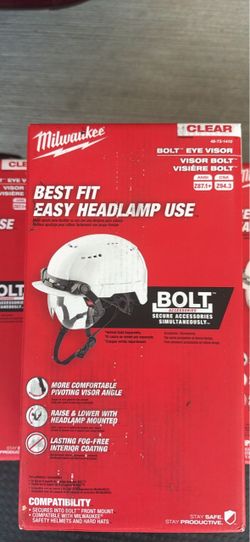 NEW Sealed Milwaukee BOLT Clear Eye Visor 48-73-1410 (Retails $60) Multiple Available