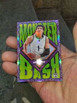 2026 (NIL) Panini Score-A-Treat Karim Lopez #259 "Holo Rainbow Webs" Monster Bash Near Mint/Mint Condition.