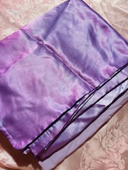 Purple Silk & Satin Bed Set