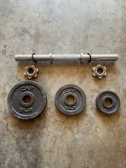 Adjustable Dumbbell Set – 50 lbs Total