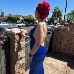 Beautiful Royal Blue Dress 