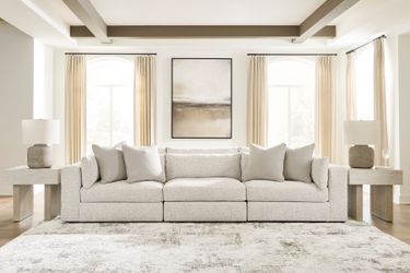 Ashbourne Estate Snowstone 3-Piece Sectional Sofa