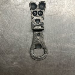 Blacksmith Deceptive Hand Forged Dog Head Bottle Openers