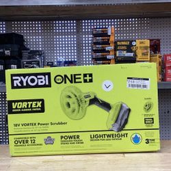 RYOBI ONE+ 18V Cordless VORTEX Power Scrubber (Tool Only)