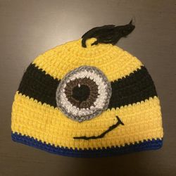 Gorro Minions Tejido Bebés 