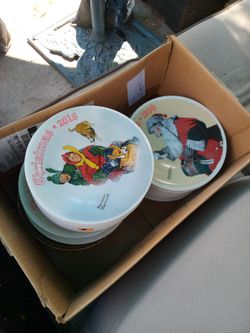 Norman Rockwell Plates 
