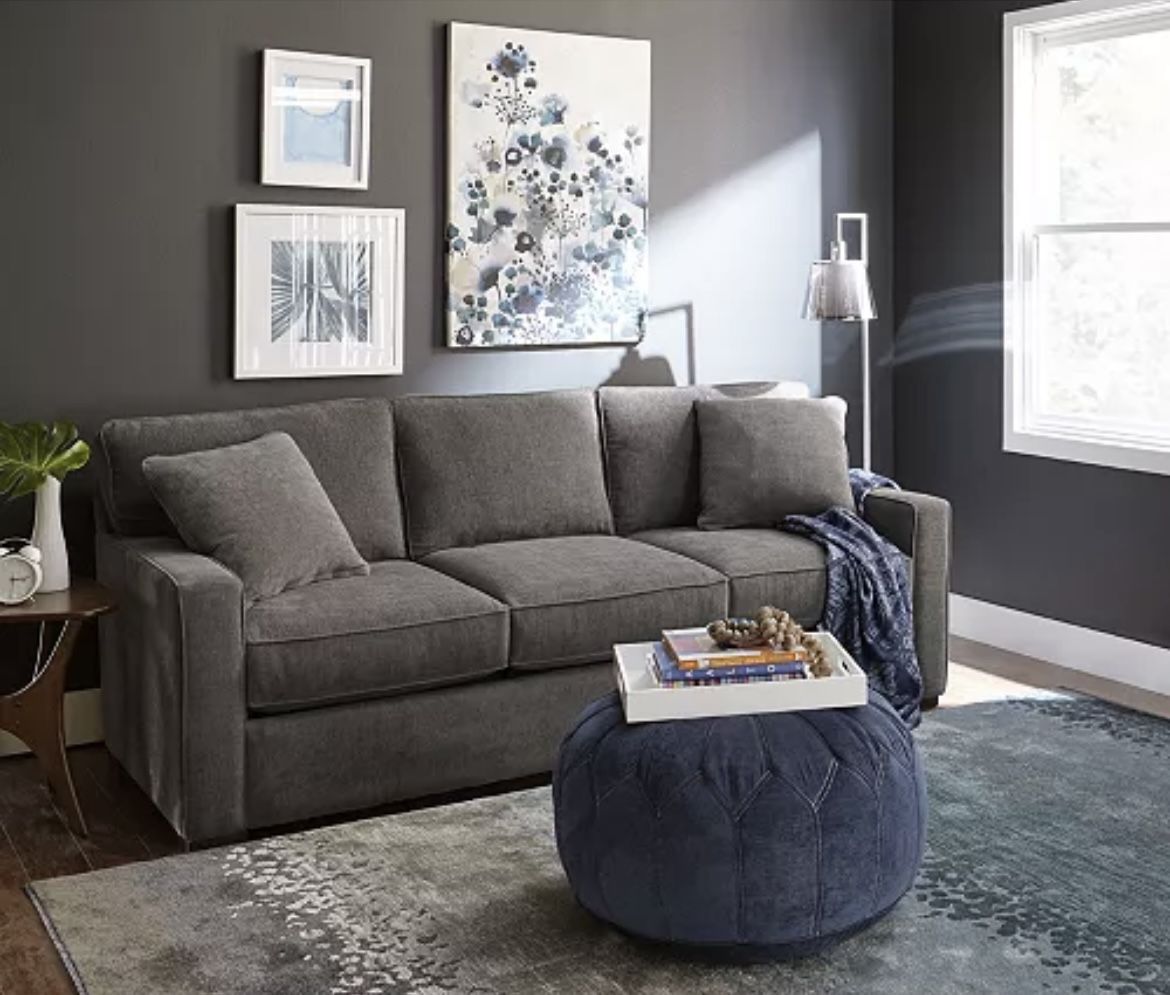 86” Gray Sofa/Couch