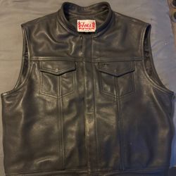 2025 Lil joes legendary leathers Hidden zipper SOA vest