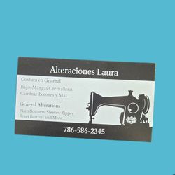 Alteraciones- Arreglo de ropa en general.