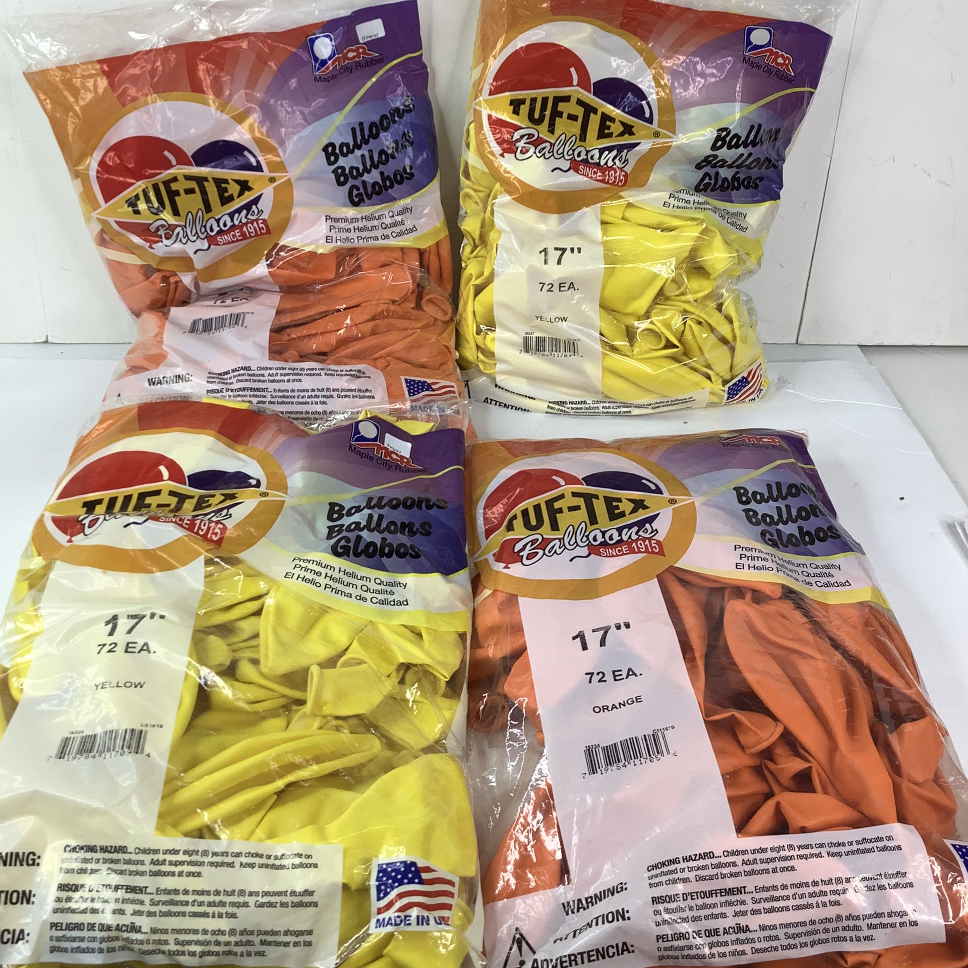 Tuf Tex Balloons Brand New! Bags Of 72