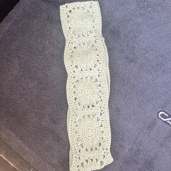 Green Crochet Steering Wheel Cover 