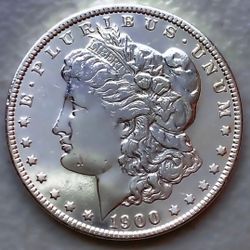 1900-O AU MORGAN SILVER DOLLAR 90% $1 COIN US #W125