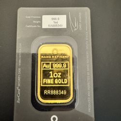 Rand Refinery Gold Bar