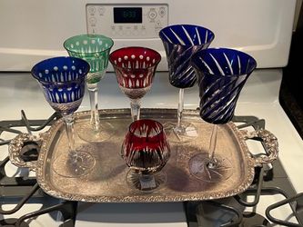 Hand Cut color crystal bar wear