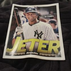 Derek Jeter "Hero. Icon. Hall of Famer." Newsday Special Edition