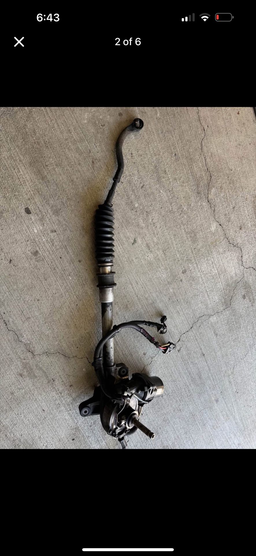 Honda Civic Si Power Steering Rack 