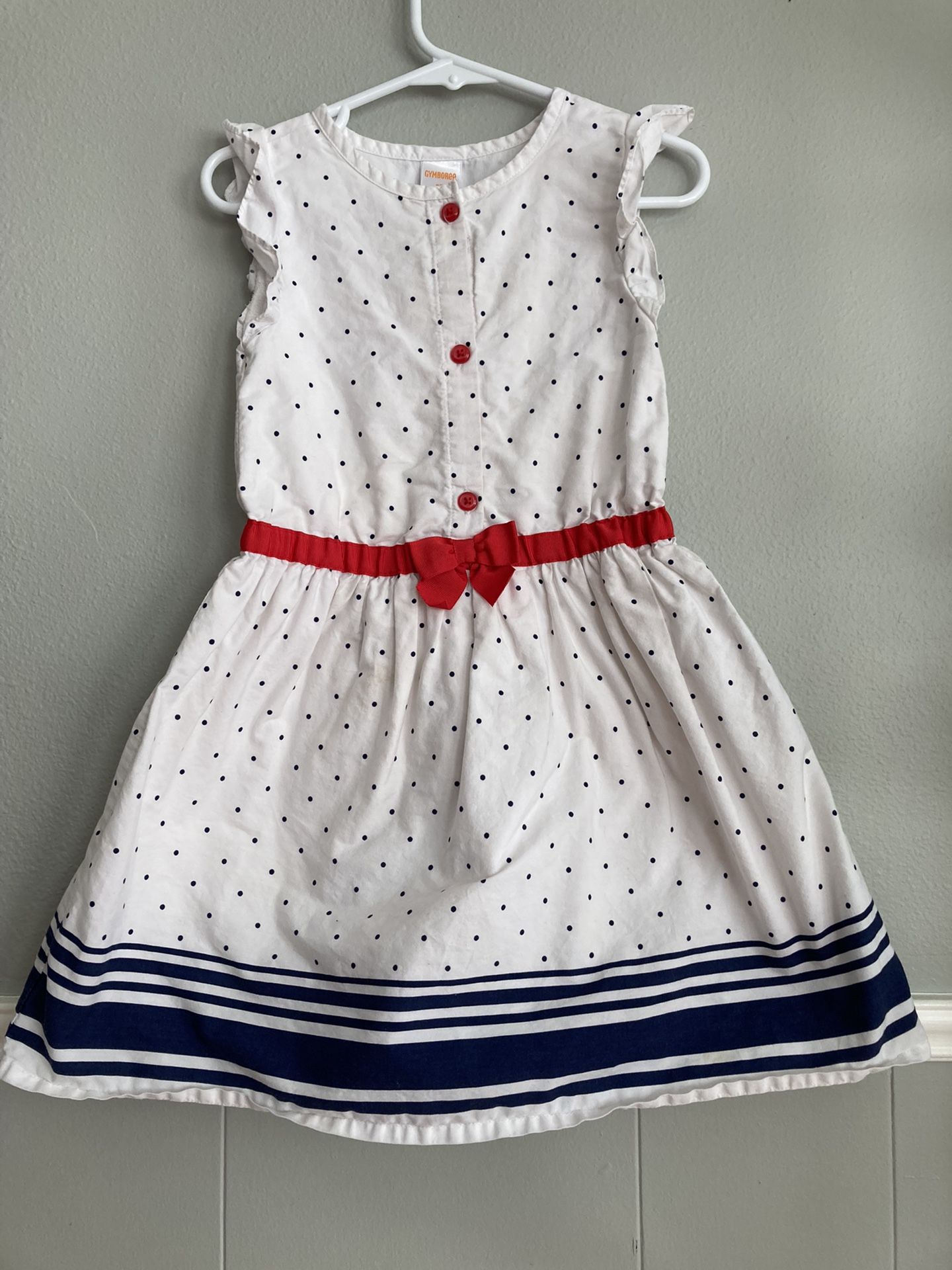 Gymboree Holiday Poka Dot Dress 5T