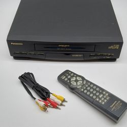 Panasonic Blue Line, VCR with Remote And Cable. Works Great.