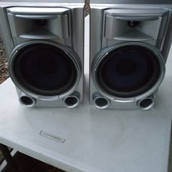 SONY EC55S AUDIO BOOKSHELF STYLE SPEAKERS 