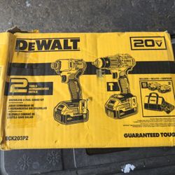 DEWALT 20-volt max 2-Tool Brushless Power Tool Combo Kit with 1 5Ah battery and charger #120034